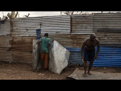 Families rebuilding home in Mayotte complain about lack of assistance