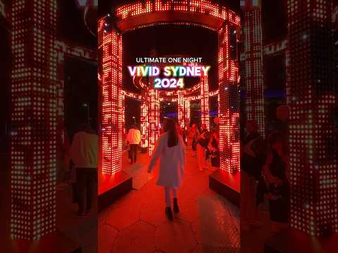 VIVID SYDNEY 2024 ✨💡 | Ultimate One-Night Guide #sydney