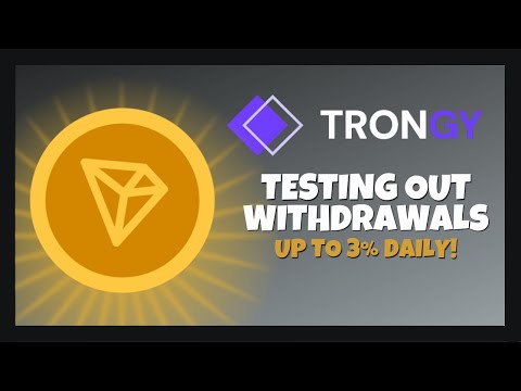 My First Payout from Trongy 🎯 Plus a Guide to Buying Energy and Plans! 📈