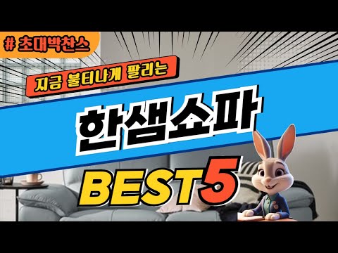 2025 초대박 찬스 한샘쇼파 추천 대박 가성비 베스트5! 후기 비교