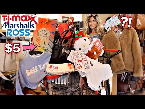 TJMAXX, MARSHALLS & ROSS EARLY CHRISTMAS SHOPPING SPREE!