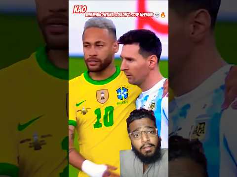 When Argentina Couldn't Stop Neymar 💀🔥#shortvideo #football