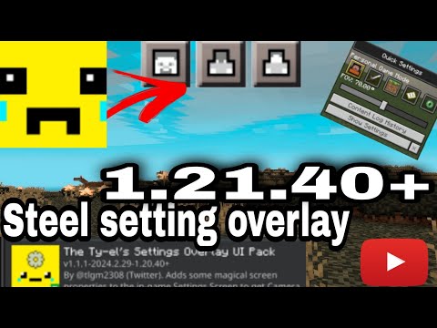 Minecraft Stee Setting overlay | Minecraft building | Gamers Galaxy #freefire #minecraft #gta5