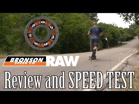 [REVIEW] Bronson Raw Skate Bearings Speed Test - New vs. 1 Year Old