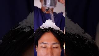 Ice Shampoo Head Massage #asmr #headmassage #relax  #asmrsleep #カキ氷