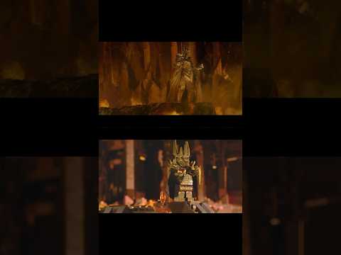 I made the Sauron scene using LEGO