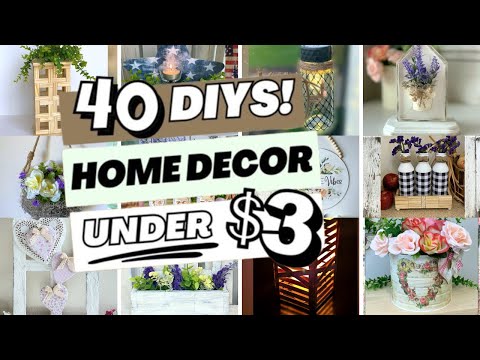 $3 and UNDER CRAFT IDEAS | RELAXING Crafting | Dollar Tree DIY