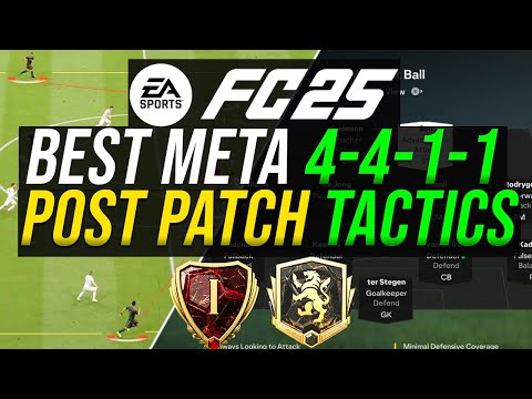 Best META 4-4-1-1 TACTICS (POST LIVE TUNING PATCH) With New Roles - FC 25