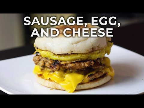 How to Make a BETTER Sausage, Egg, and Cheese Sandwich