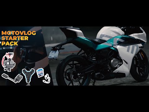 MOTOVLOG STARTER PACK l TEST RIDE WITH CFMOTO 300SR & BOYA LM20