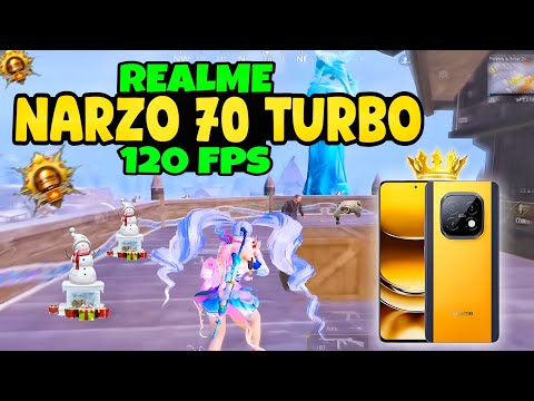 Realme narzo 70 turbo 🔥 bgmi test | Realme narzo 70 turbo pubg test 🔥