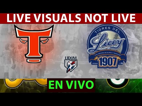 ⚾ Toros del Este vs Tigres del Licey LIVE | Dominican Professional Baseball League