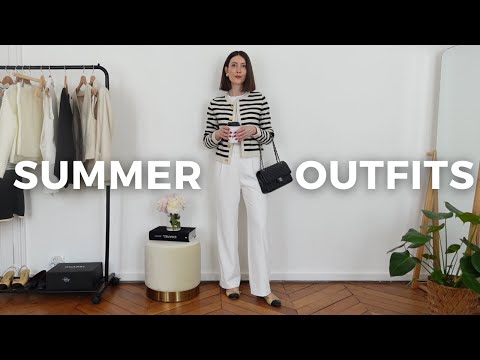 10 CLASSIC & CHIC EARLY SUMMER OUTFITS WITH WARDROBE ESSENTIALS