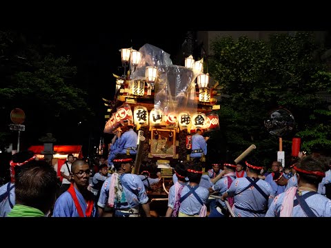 佐原の大祭2024夏　寺宿区　中日夜の曳き廻し