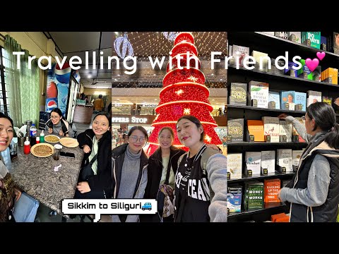 Travel Series ~ pt 1 | Sikkim to Siliguri🚖 & shopping in City Centre🛍️🎄