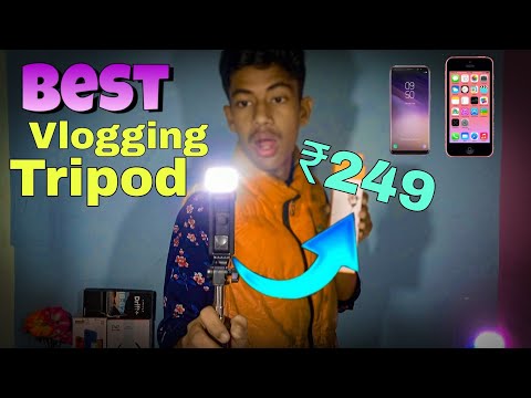 Best Vlogging Tripod Unboxing Review under ₹250 ||