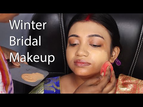 Winter Bridal Makeup / Best Bridal Makeup For Beginners /Step By Step Makeup Tutorial