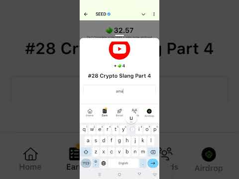 #28 crypto slang part 4 seed airdrop youtube vedio code#Seed airdrop today youtube vedio code