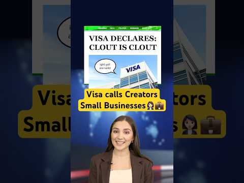 New Visa Creator Update: Content Creators are Small Businesses! #contentcreator #creatornews