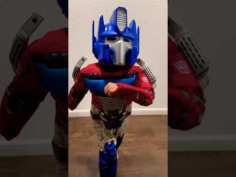 KAI IS OPTIMUS PRIME #halloween2024 #halloween #spookyseason #optimus #transformersone #fypyoutube