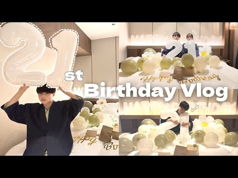 【サプライズ】彼氏の誕生日を全力でお祝いしてみた🎂💓‬｜大学生カップル・ホテルサプライズ