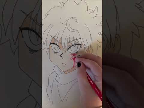 Drawing Killua #hunterxhunter