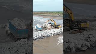 Exclusive Drone Visuals of Machilipatnam Port Works | #shorts