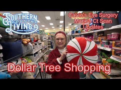 Calvin's Eye Surgery and Marie's CT Scan Updates  Plus Dollar Tree Shopping