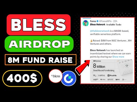 Bless Network Free Airdrop 😱 Bless Network SignUp Process 🤑 Bless Network Funding💲