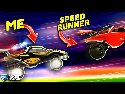 Rocket League, but it's a HIGH SPEED CHASE against speedrunners