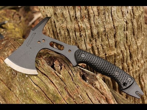 NEW! Schrade SCAXE5 Full Tang Tactical Hatchet -- Best Tactical Hatchet