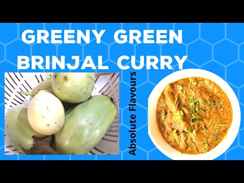 GREENY GREEN BRINJAL ENGLISH | Baingan Masala