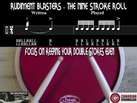 The Nine Stroke Roll - Canadian Drum Gear - DOUGMEOLA.COM / The DrumSpot