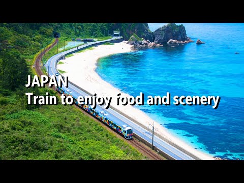 Japanese cuisine and beautiful scenery on a luxury sightseeing train