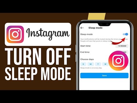 How To Turn Off Sleep Mode In Instagram | IG Quiet Mode Disable Tutorial