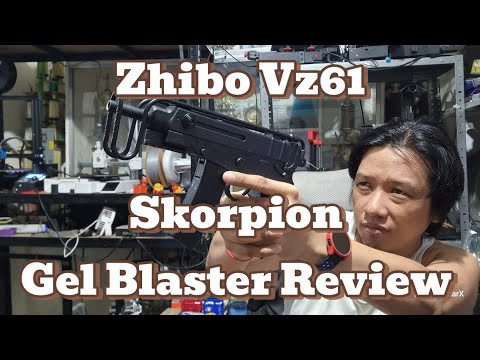 Zhibo Vz61 Skorpion Gel Blasters TOY Review