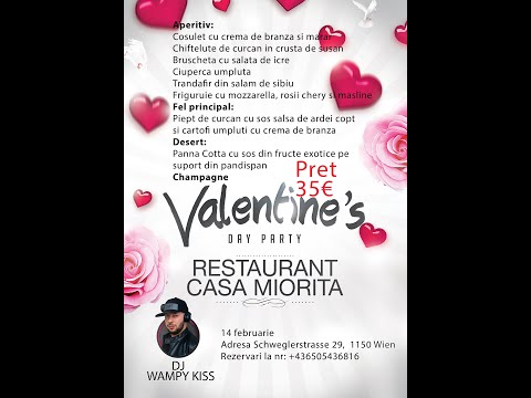 Valentines Day la Casa Miorita 14 Februarie 2020