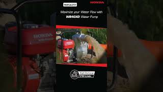 Honda WB40XD Water Pump high discharge capacity of 1750L/min.||#hondawaterpump #farming#maharashtra