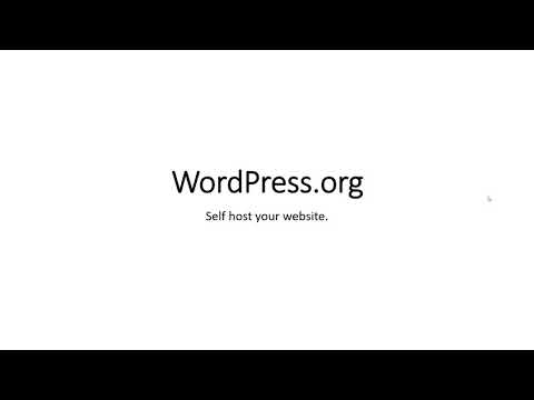 Difference between WordPress.org and WordPress.com