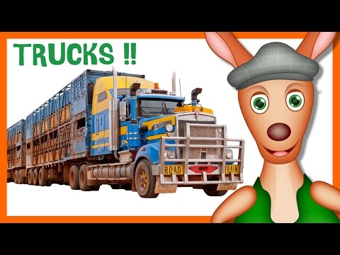 * SEMI TRAILER * | Trucks For Kids | Things That Go TV!