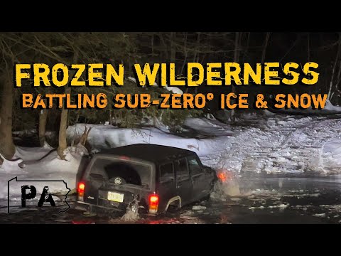 Never Cross A Frozen Stream at Night! We Almost Didn't Make it Home.