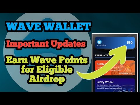 WAVE WALLET | How to Earn Wave Points | Wave Wallet Airdrop Eligibility | #wavewallet #airdrop