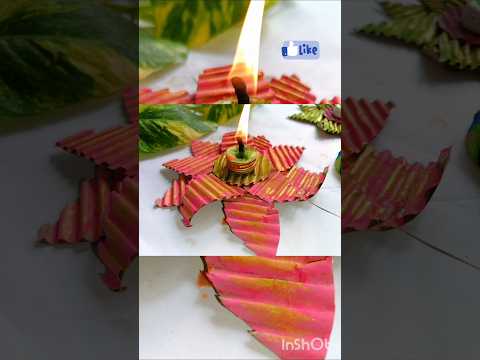 Diwali diya holder #shortsfeed #shorts #stopmotionediting #candleholder #diwali #harikahomemakes