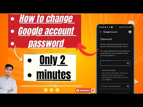 How to change Google password/ password kasy change Karin google ka/official Afnan/