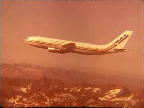 Trans Australia Airbus in flight (no sound)