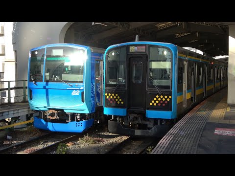 12/10/2024 Japan Railways Tsurumi Line: E131 Series T6 Set & Test Run of FV-E991 Series at Tsurumi