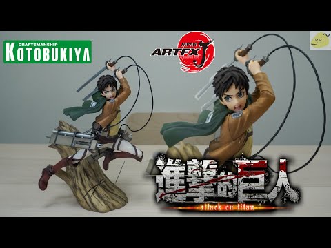 【進擊開箱】各方面細節超好!!!壽屋 ARTFX J 艾連·葉卡 /Eren Yeager/エレン・イェーガー/KOTOBUKIYA