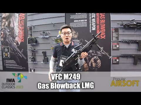 VFC M249 Gas Blowback LMG At The IWA Outdoor Classics 2023