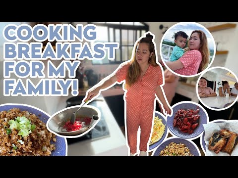 COOKING BREAKFAST FOR MY FAMILY! | Love Angeline Quinto