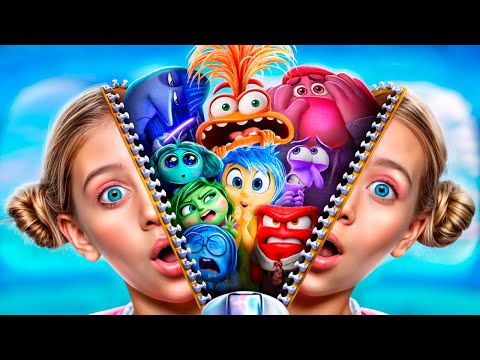 Inside Out 2 la școală! Transformare Extremă de la Tocilară la fată Populară!Dacă Emoțiile mă Conduc